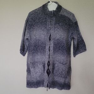 Chico's Charcoal Knit Cardigan